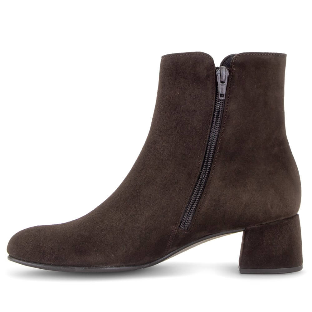 Gabor Abbey 8036.01 Mocca Brown Suede Ankle Boots