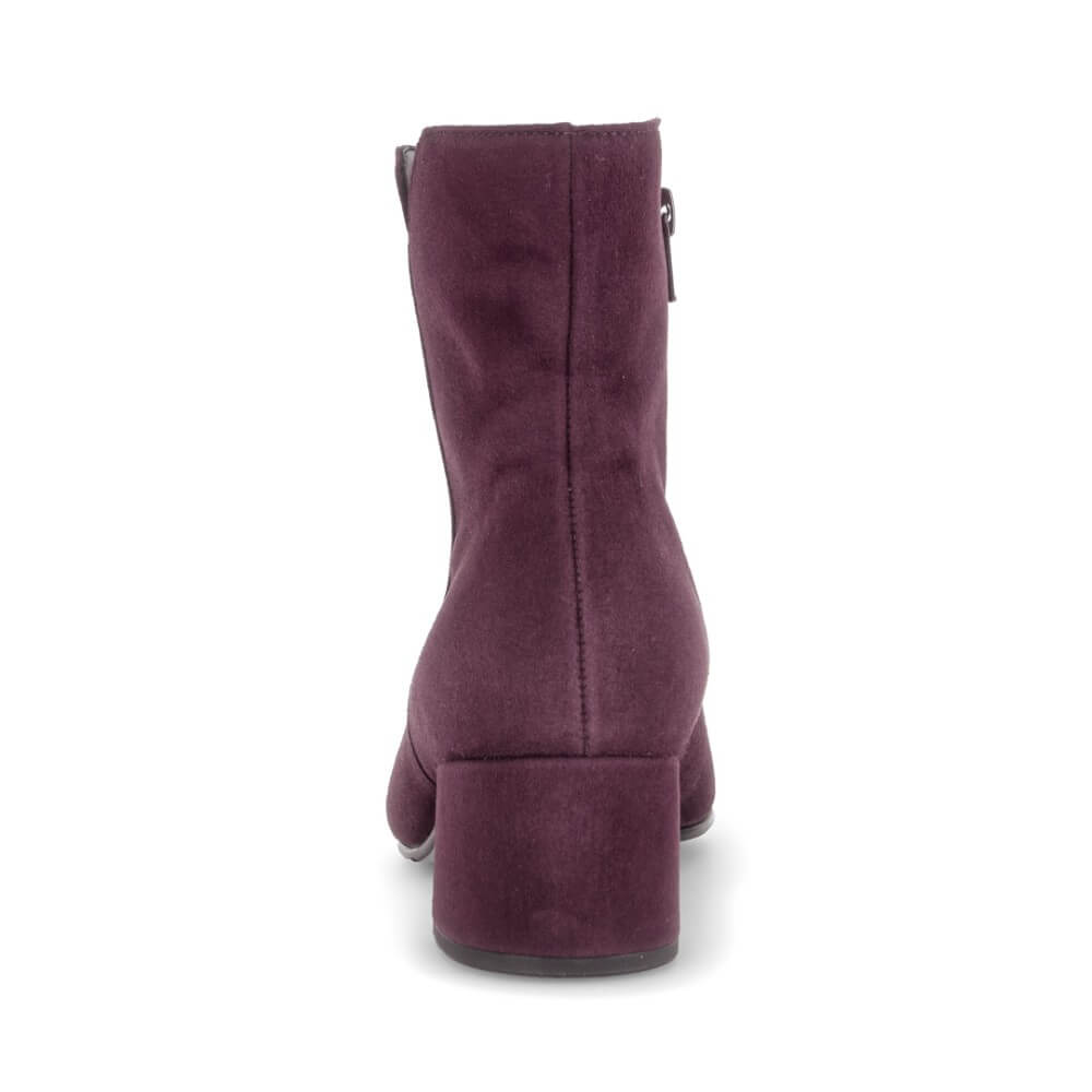Gabor Abbey 8036.01 Mulberry Suede Ankle Boots