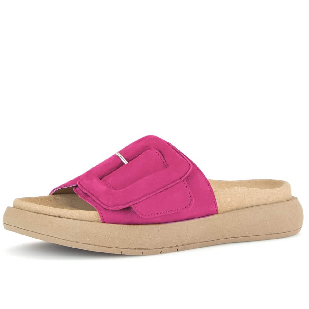 Gabor Adios Slider Suede Leather 63.751-PINK