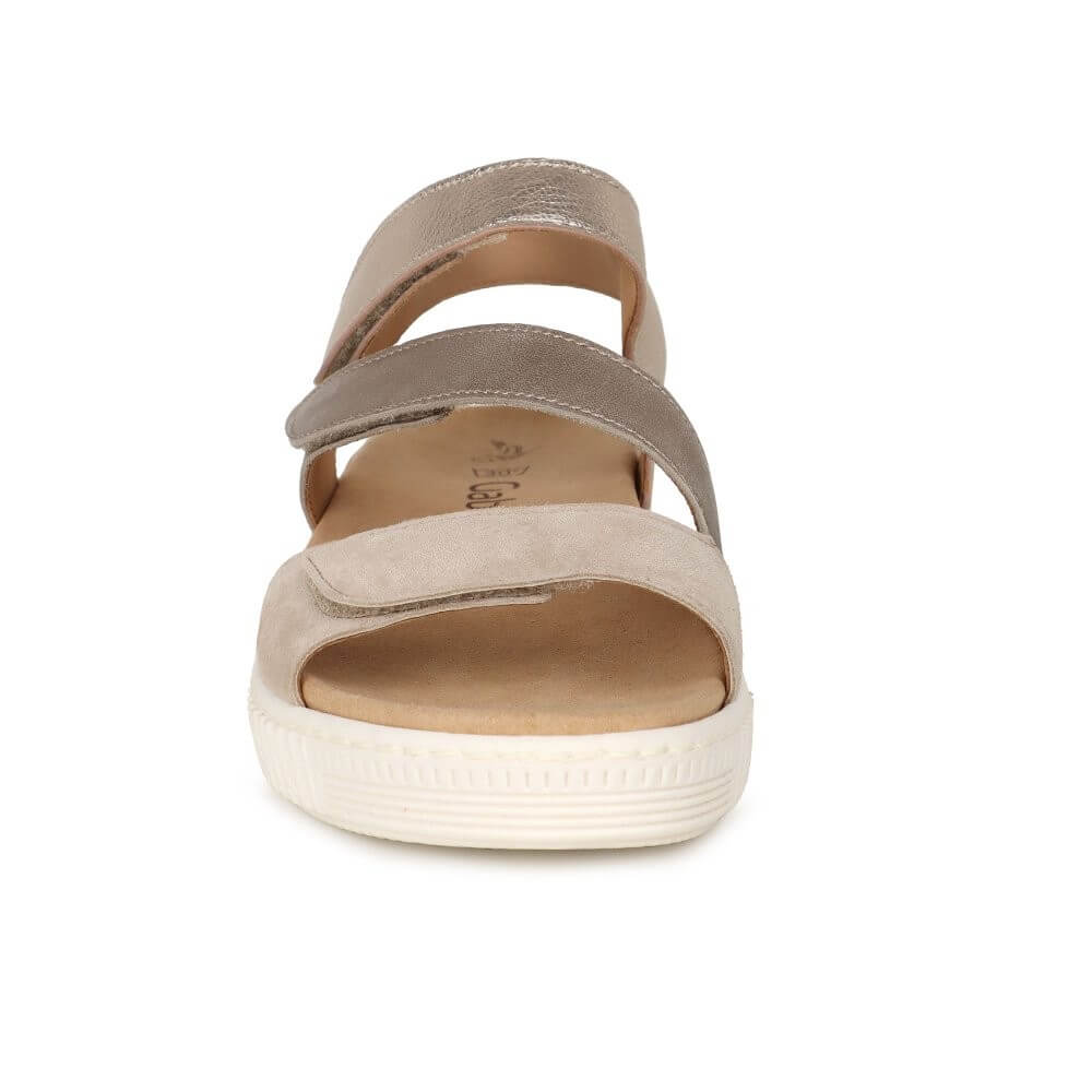 Gabor Ball 83.600 Velcro Sandal Gold Multi