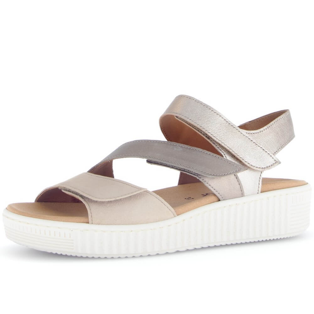 Gabor Ball Leather Sandal 63.600 -METALLIC