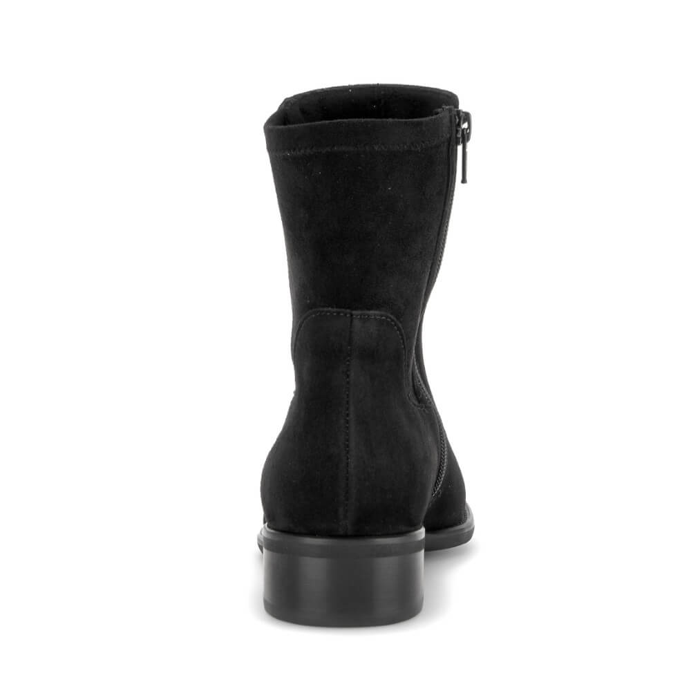 Gabor Barcelona 8035.05 Black Suede Ankle Boot