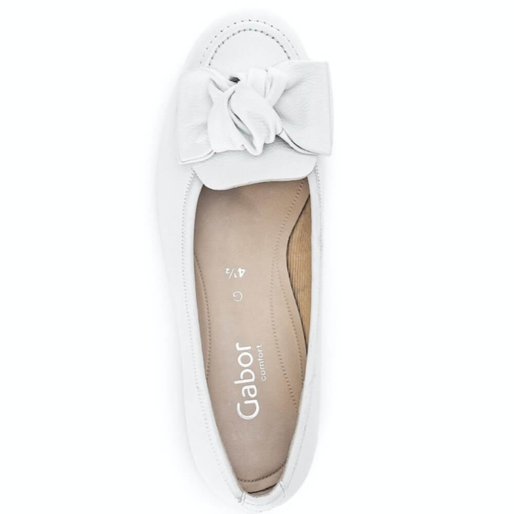 Gabor Camel Ballet Pumps42.612-WHITE