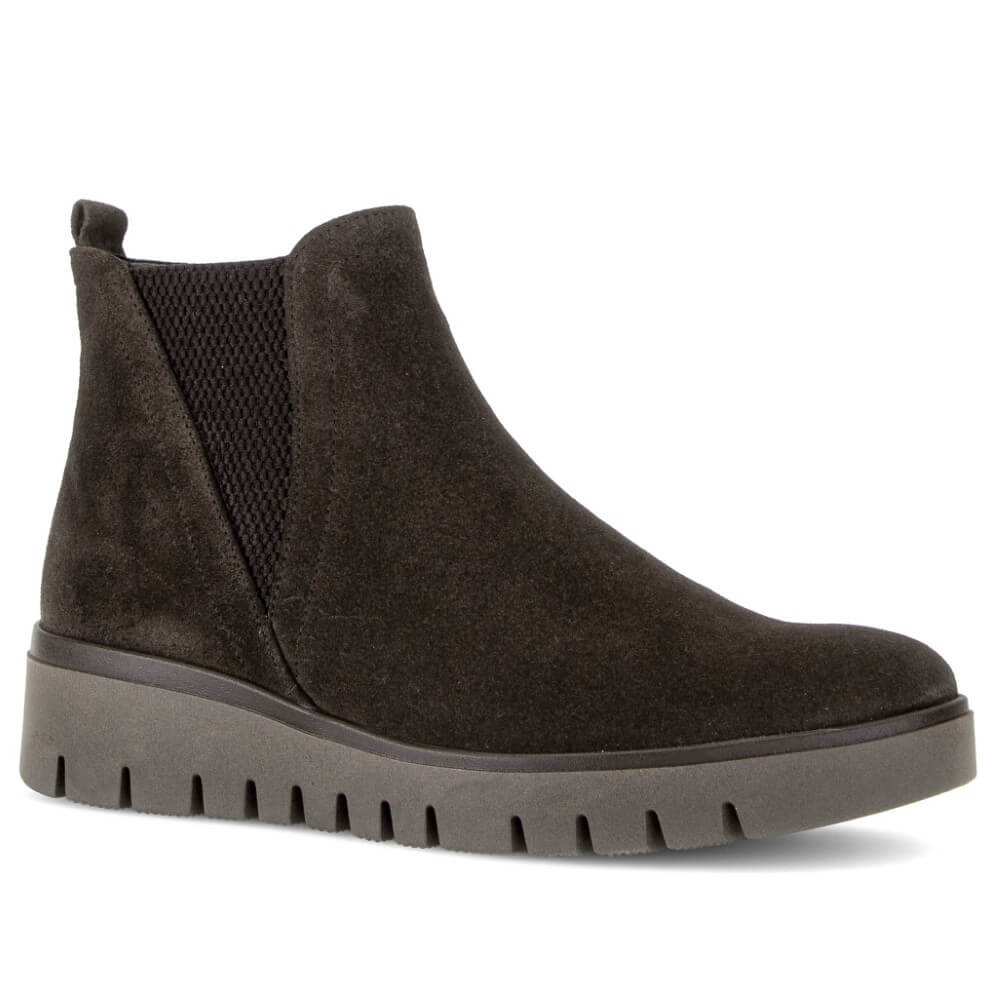 Gabor Brown suede Ankle Boot on a white background
