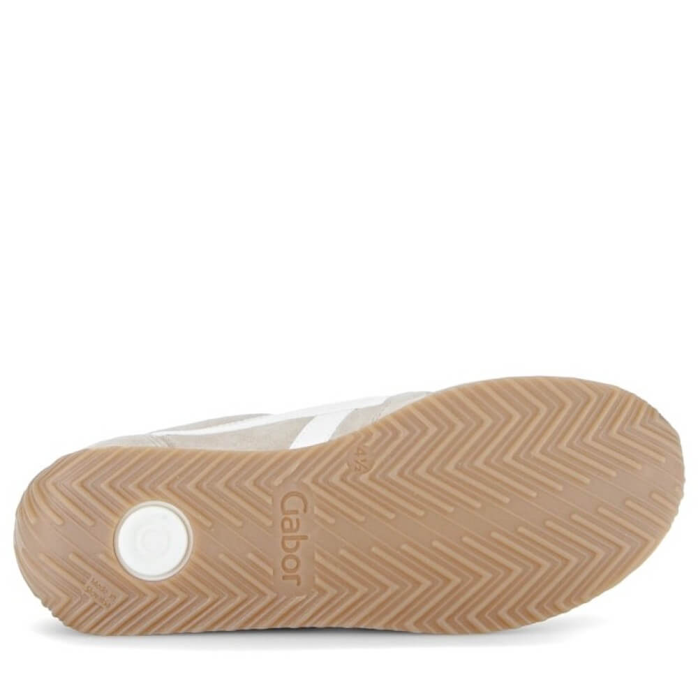 Gabor Globe 86.556 H Fit Leather Trainer Beige