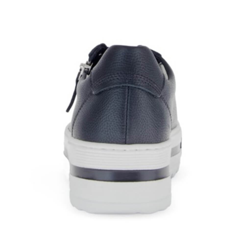 Gabor Heather Leather Trainer 66.498-BLACK
