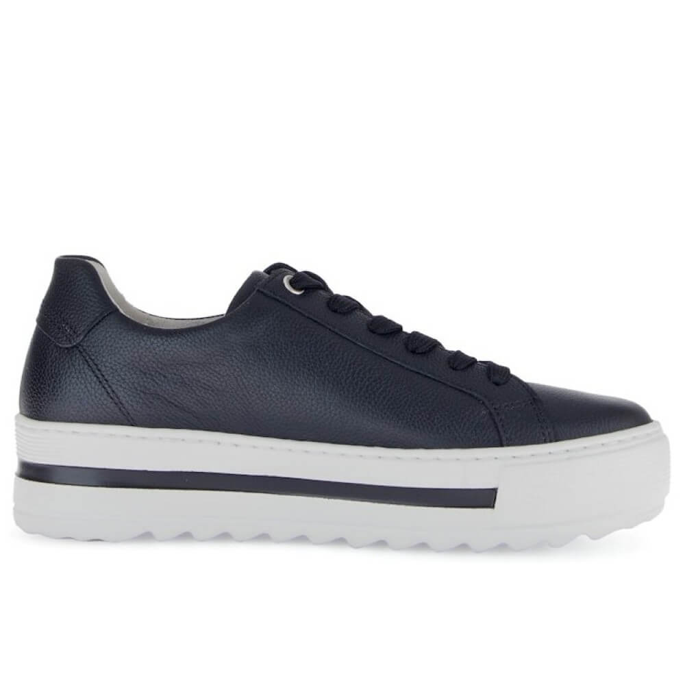 Gabor Heather Leather Trainer 66.498-BLACK