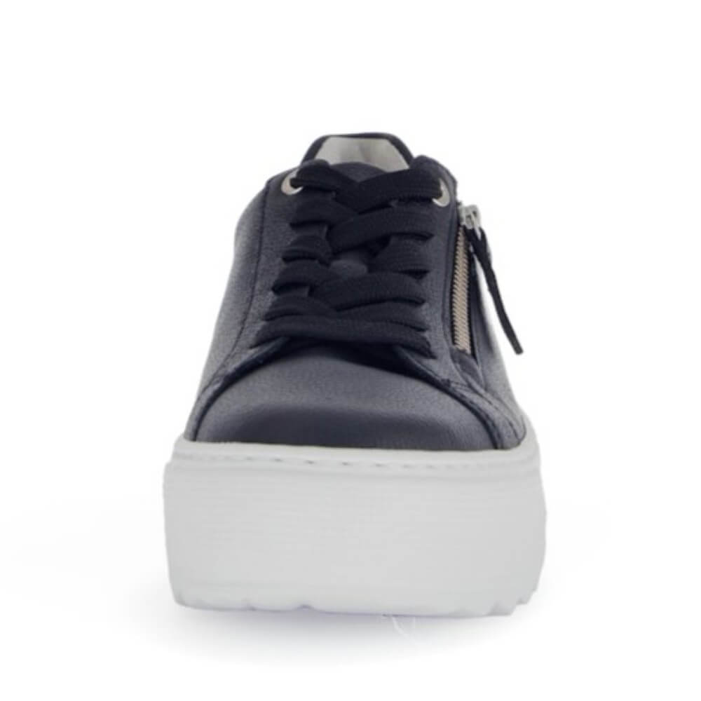 Gabor Heather Leather Trainer 66.498-BLACK