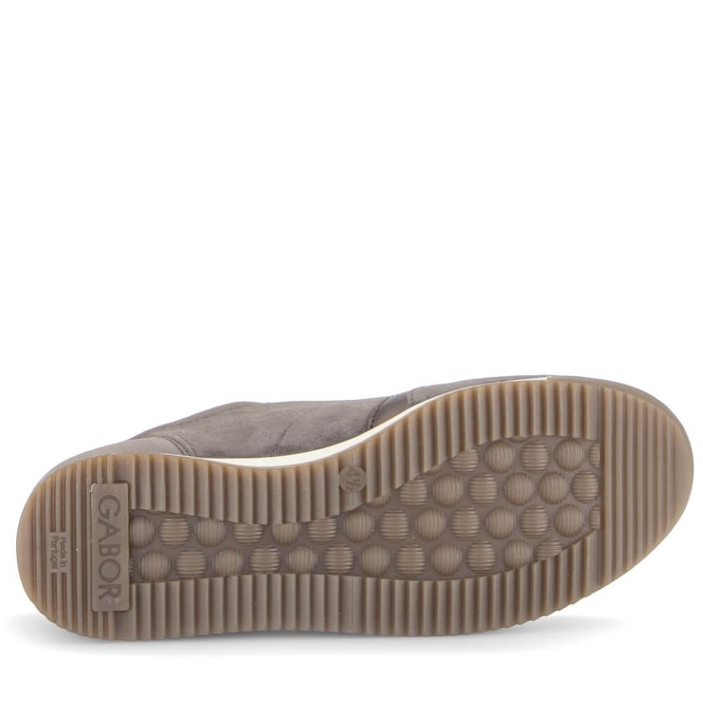 Gabor Spot  6025.02 Taupe Suede Trainers