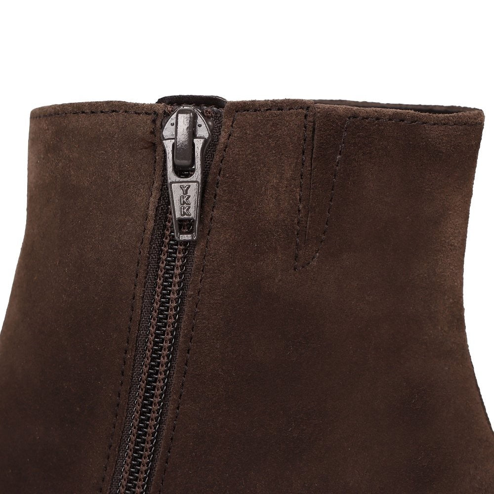 Gabor Utopia 8045.01 Mocca Brown Suede Wedge Ankle Boot