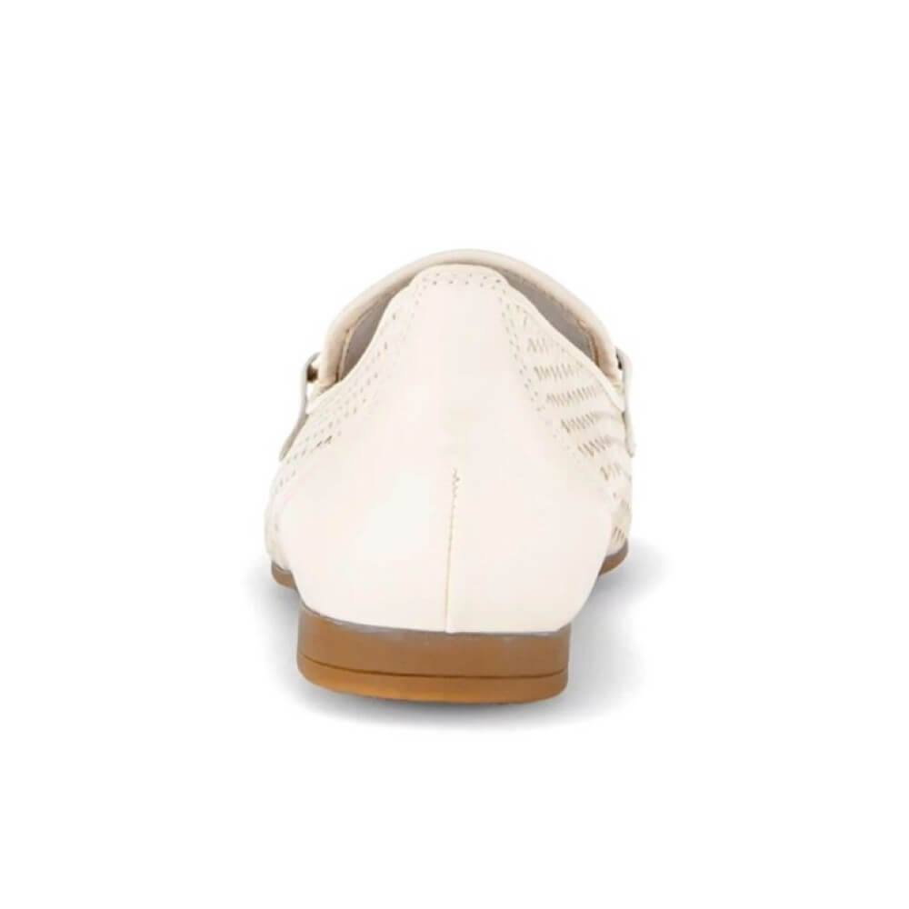 Gabor Vivien 85.218 Off White Panna Leather Loafer