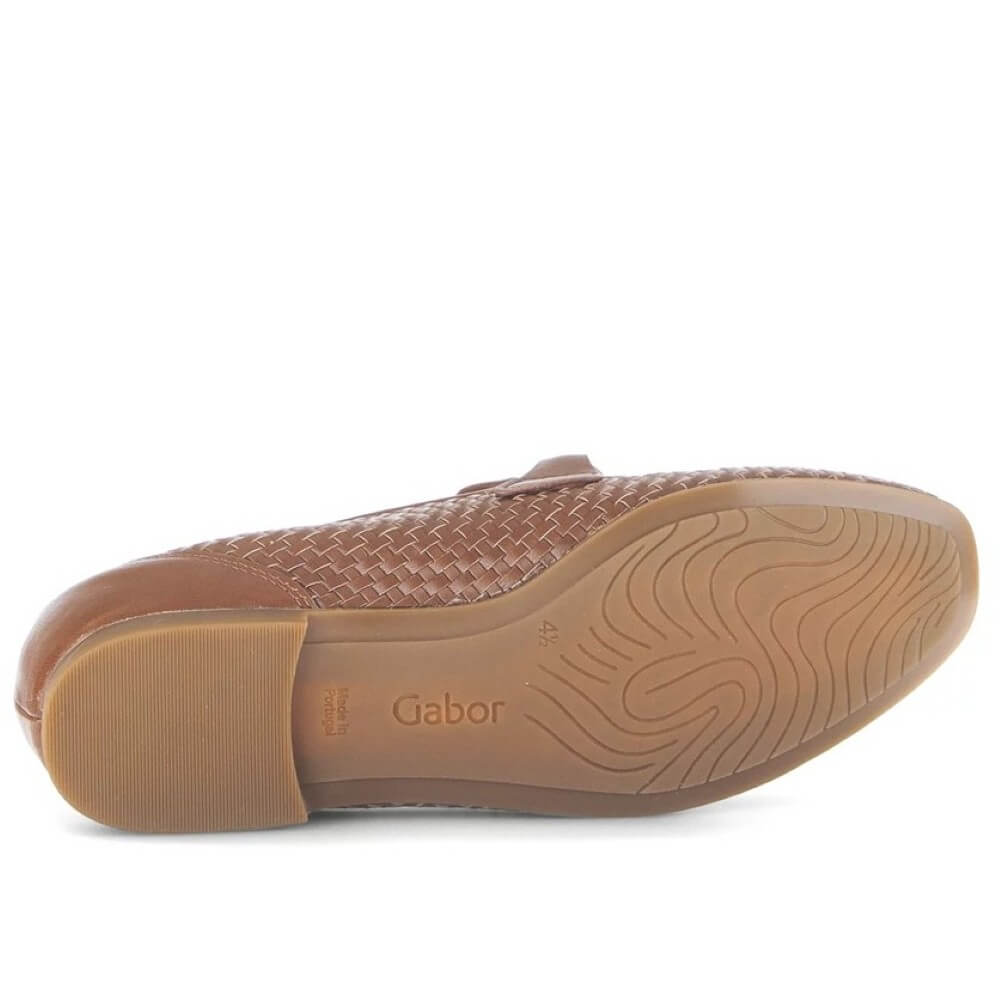 Gabor Vivien 85.218 Cognac Leather Loafer