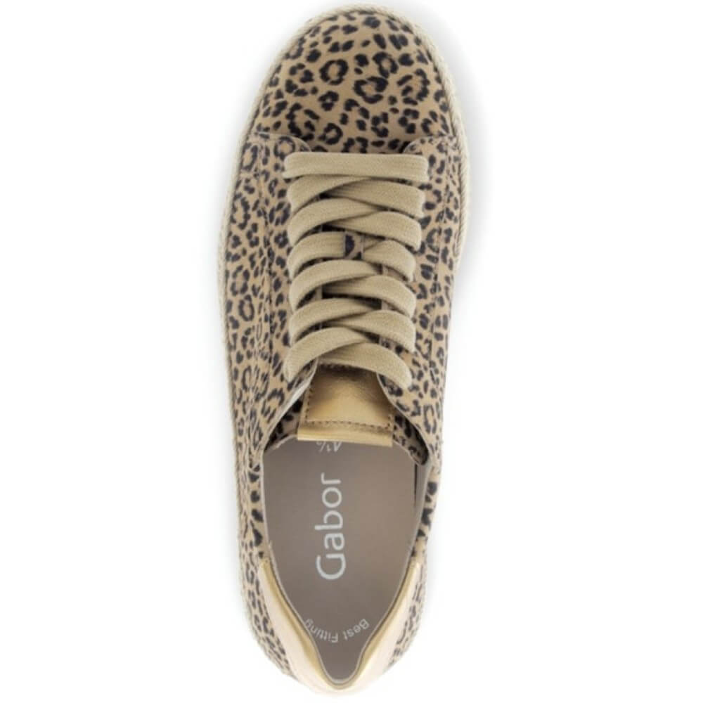 Gabor's 63.270-LEOPARD Voice Platform Sneakers