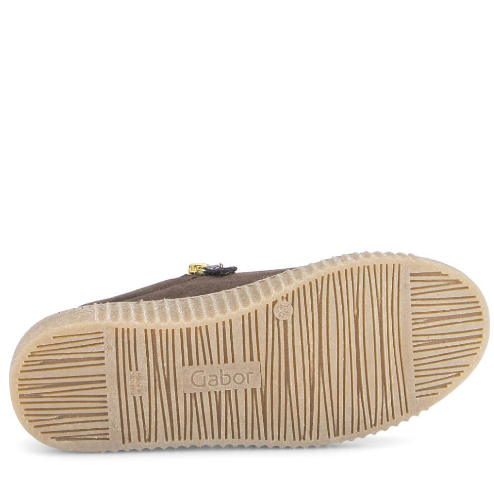 Gabor Wisdom 6010.02 Mocca Brown Suede Leather Trainer