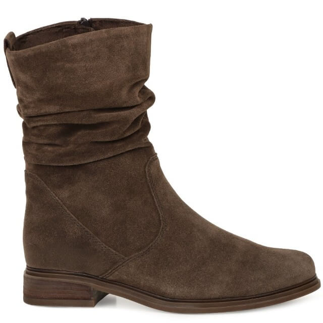 Brown Suede Ankle Boot