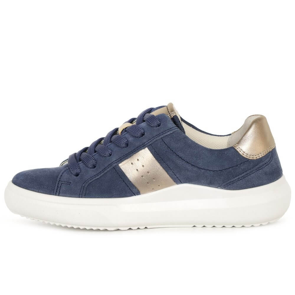 Gabor Jade 83.360 Nubuck Trainers Denim Blue