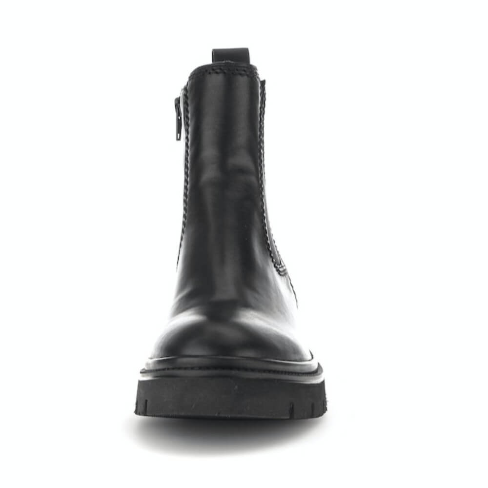 Black leather Chelsea boot on a white background Gabor Marissa Chelsea Boots 71.850.27 Black