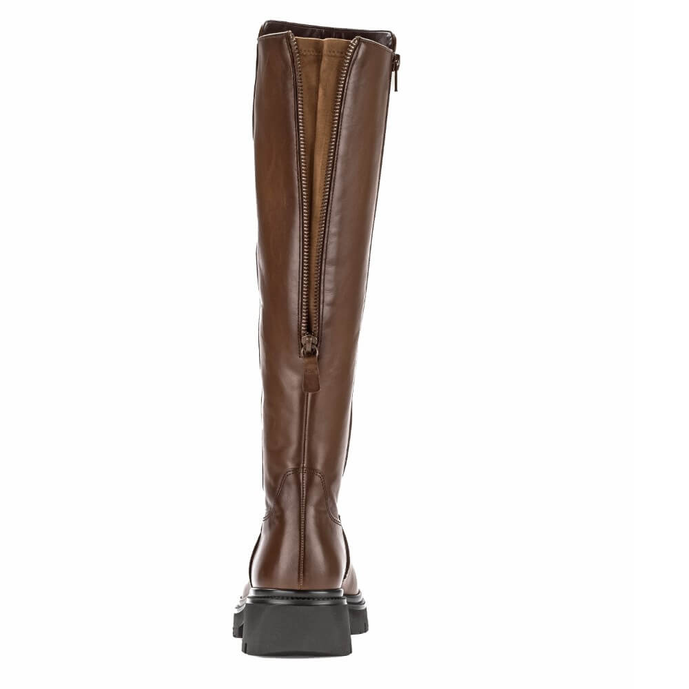 Gabor Match 71.859 Brown Knee High Boot Crafted from premium leather