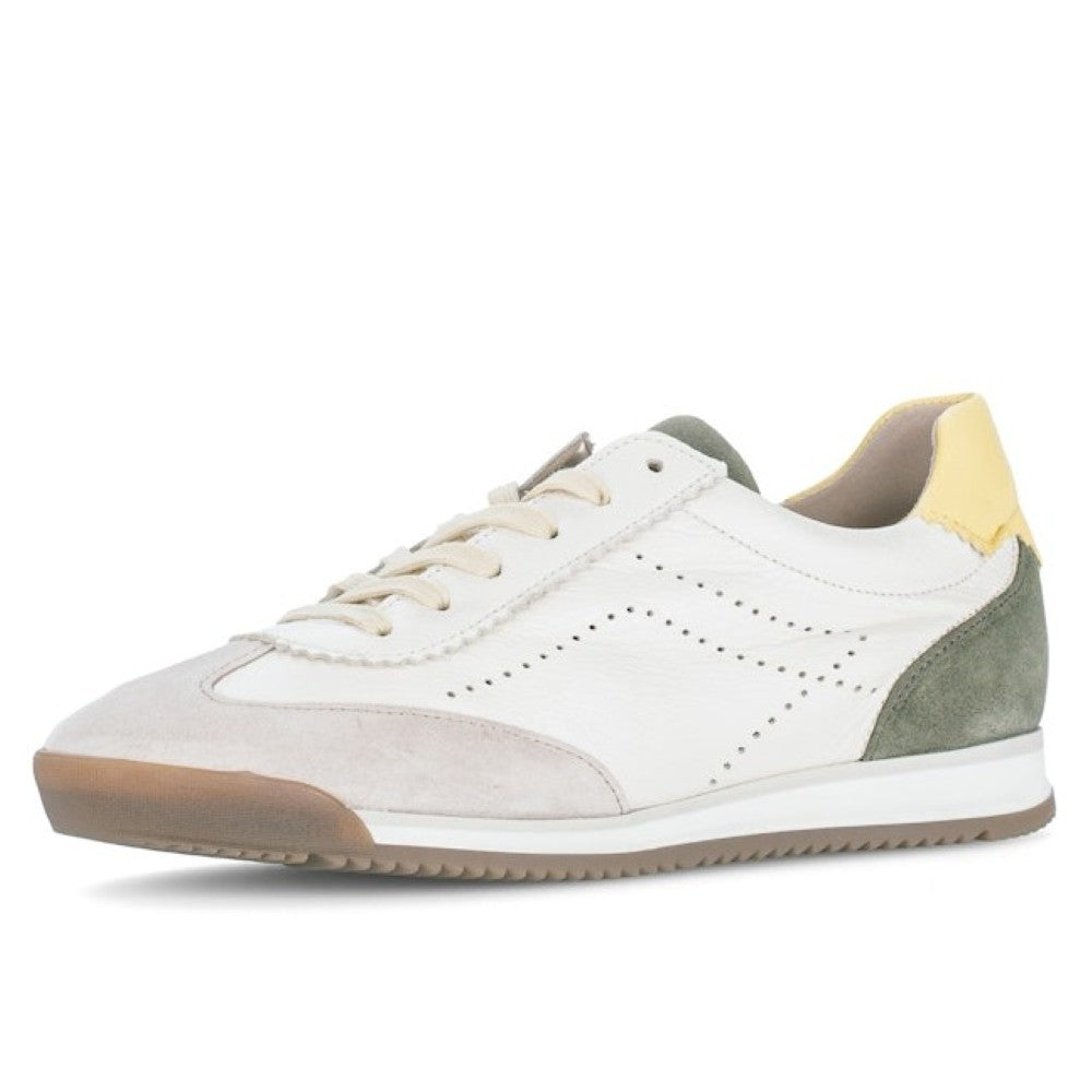 Gabor Retro Sneaker Off-white Multi Colour