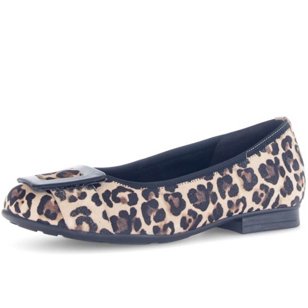 Gabor Paige Ballet Pumps 72.463 Leopard Print