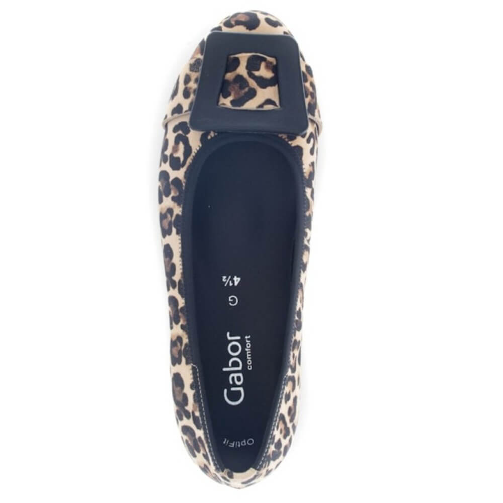 Gabor Paige Ballet Pumps 72.463 Leopard Print