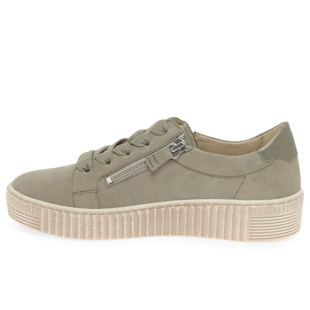 Gabor Wisdom 83.334 Suede Lace-up Schilf Suede