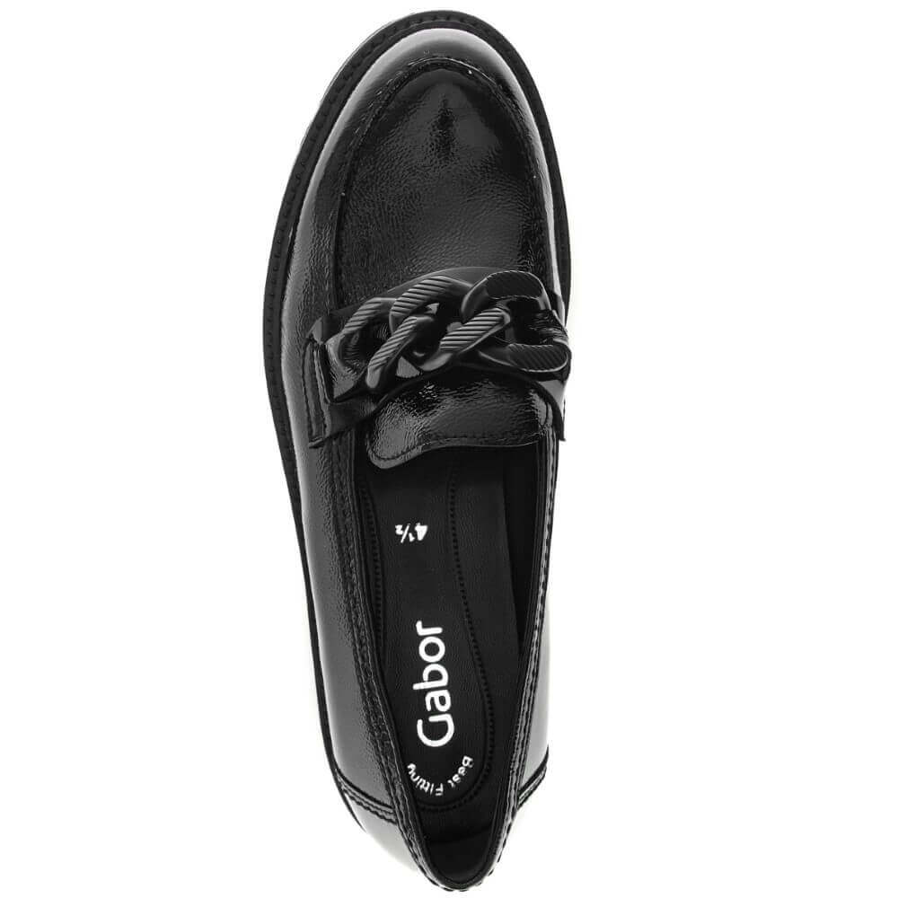 Gabor 55.240 Squeeze Loafer-BLACK