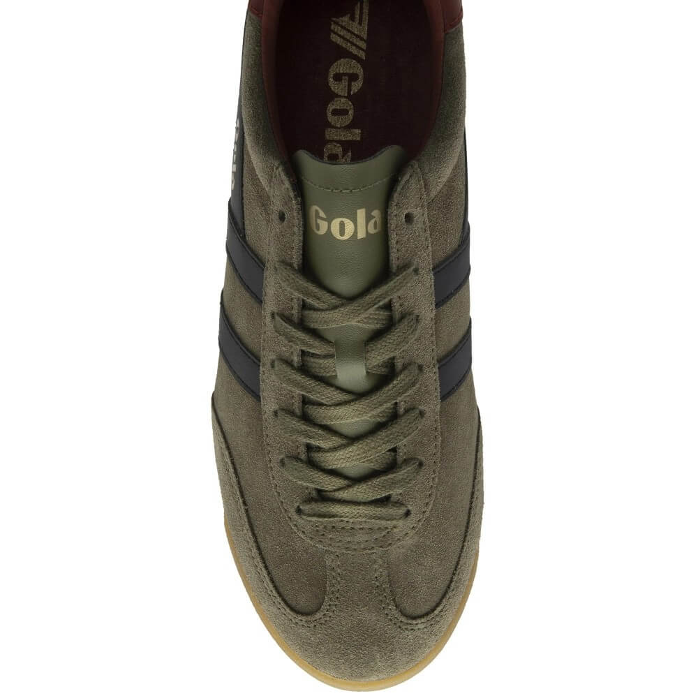 Gola Classics Men's Torpedo Trainers Khaki/Black/Rust