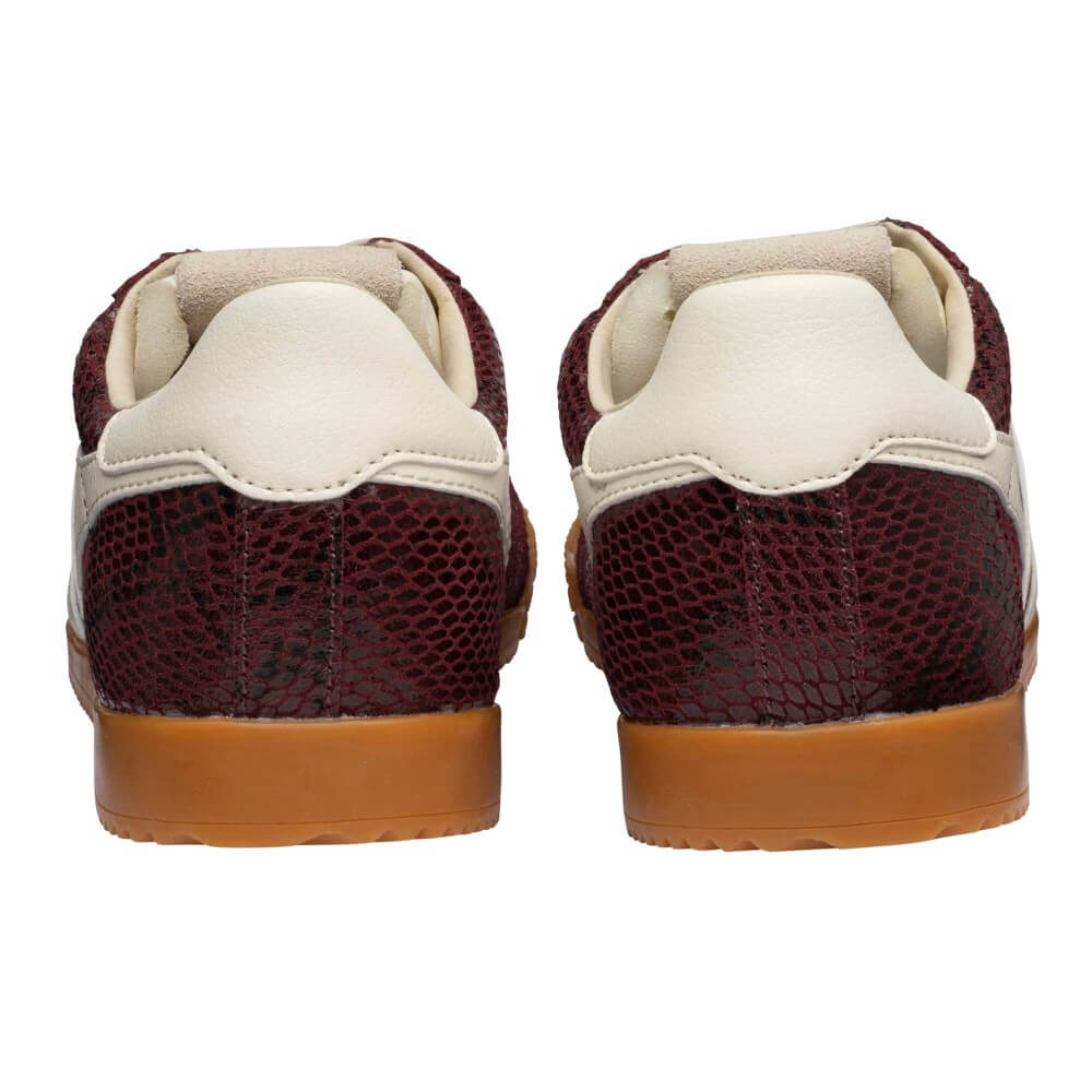 Gola Classics Women's Elan Serpent Trainers Windsor Wine/Off White