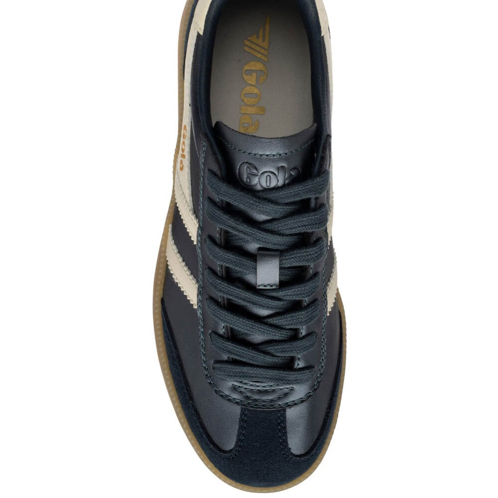 Gola Classics Women's Viper Metallic Trainers Navy/Off White/Gum