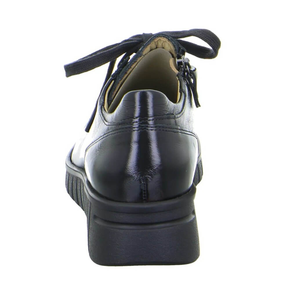 Hartjes Country 162.2201HARTJES Laced Leather Shoe H-Fit Black