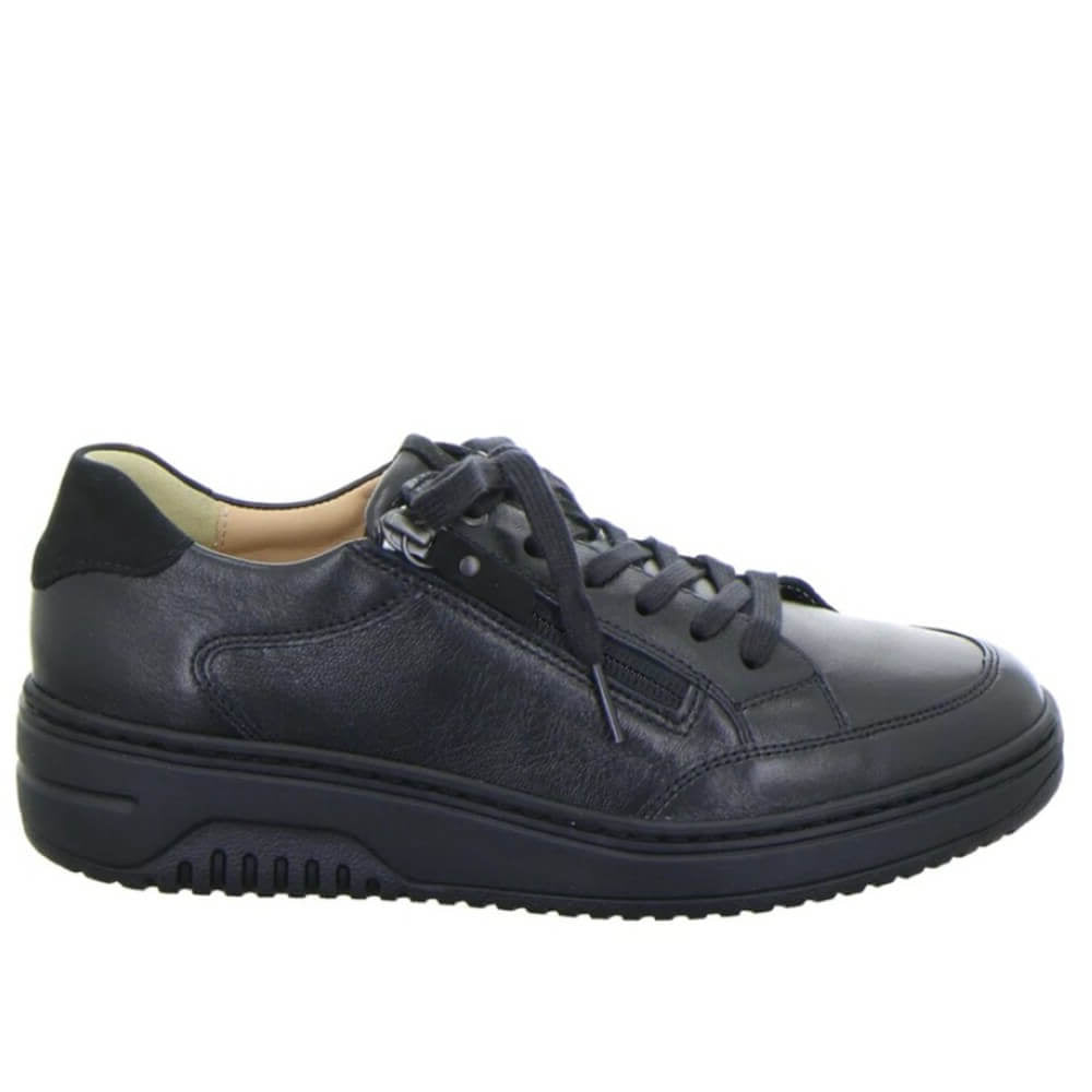 Hartjes Sole 162.1709 H-Fit Leather Lace-up in black Wide H-Fit