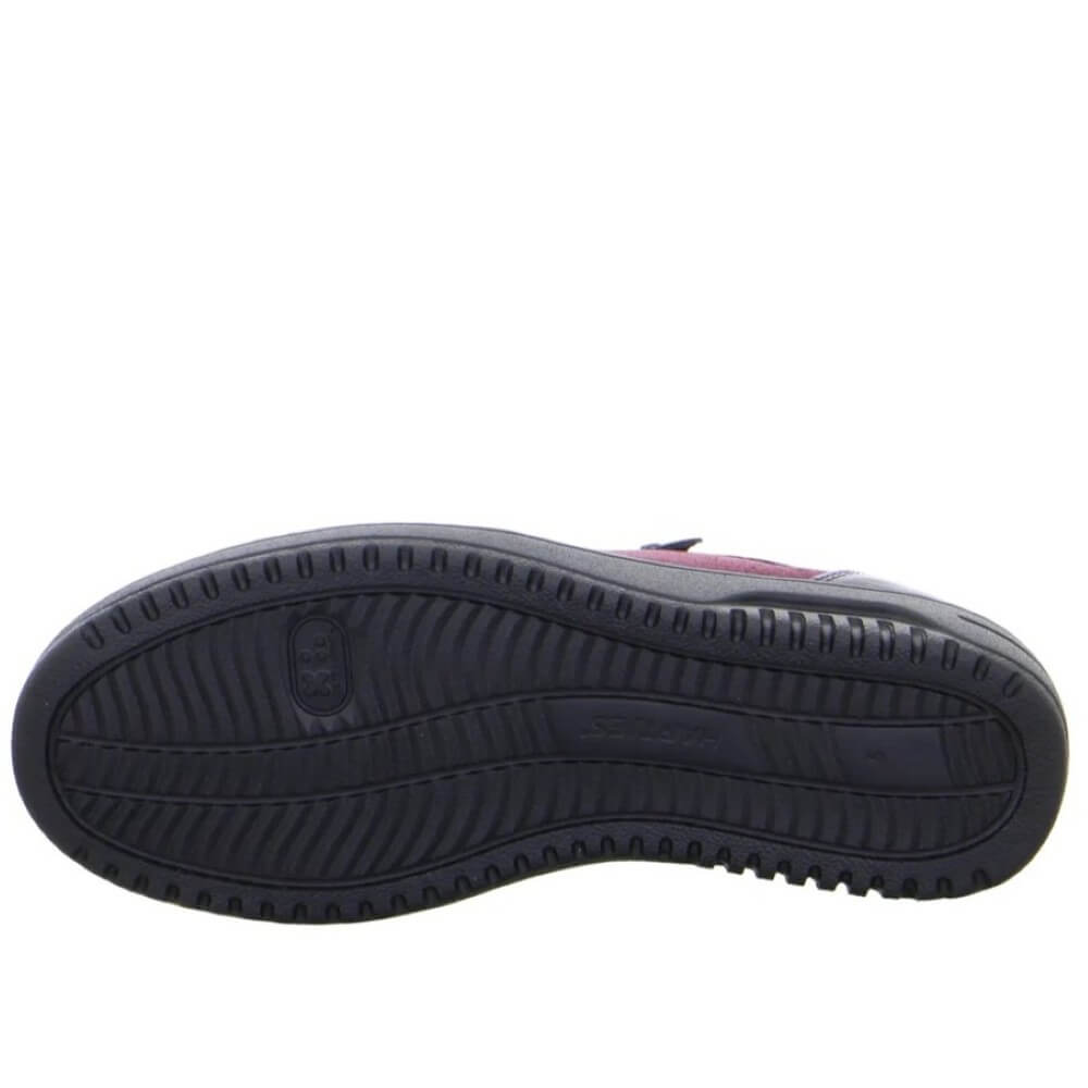 Hartjes Soul 162.1703 Extra Wide K-Fit Laced-up sneaker in aubergine