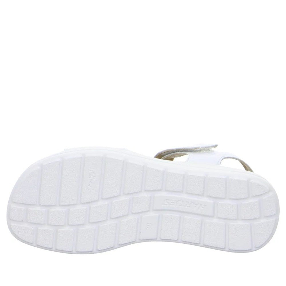 Hartjes Woogie Sandal 132.2002 Wide H Fit Silver Shimmer Leather