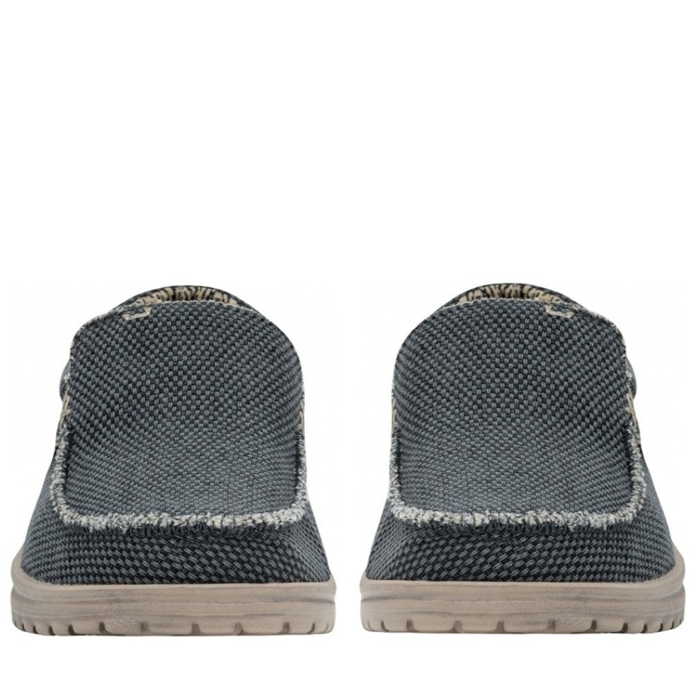 HeyDude Mikka Braided Slip on Shoes 40124 Deep Blue