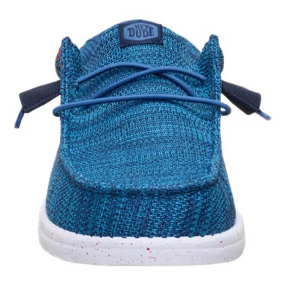 HeyDude Wally Stretch Sox 41898 Ensign Blue Multi