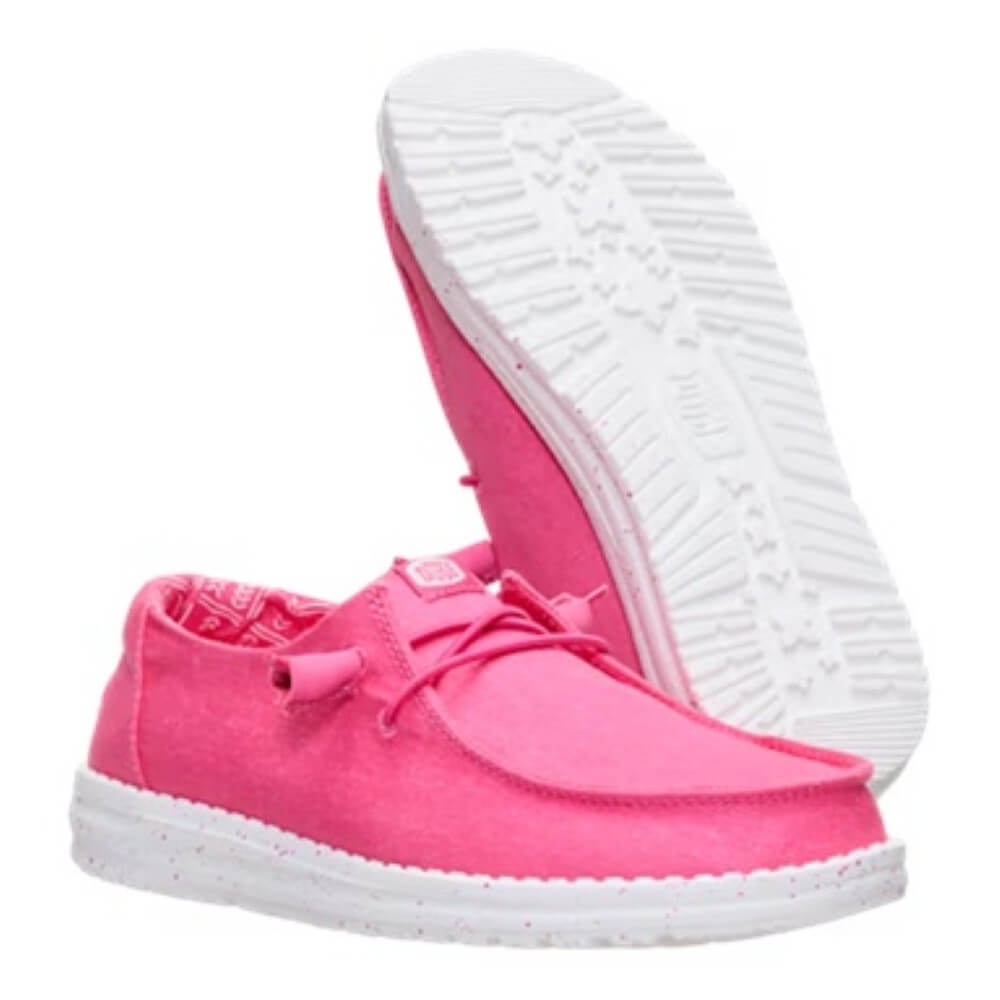 HeyDude Wendy Stretch Canvas 40902 Fandango Pink