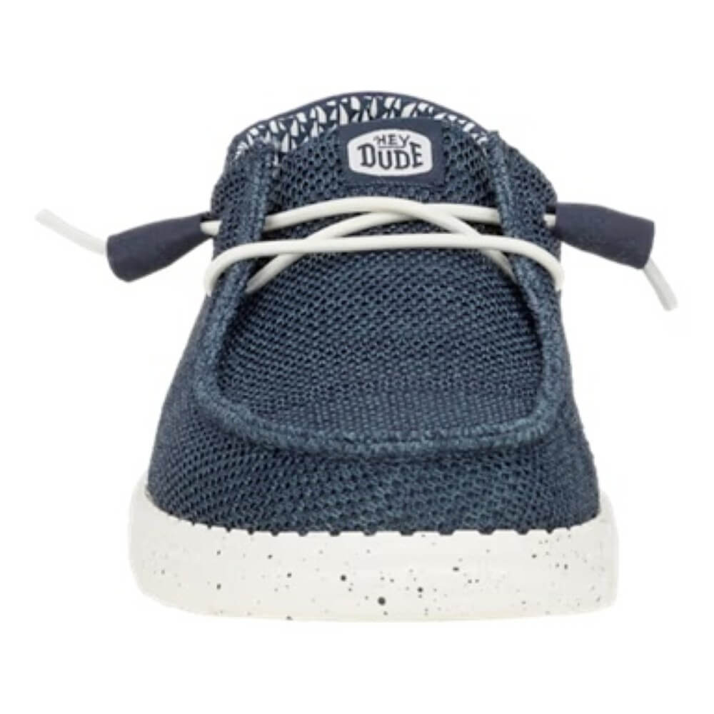 HeyDude Navy Canvas shoes