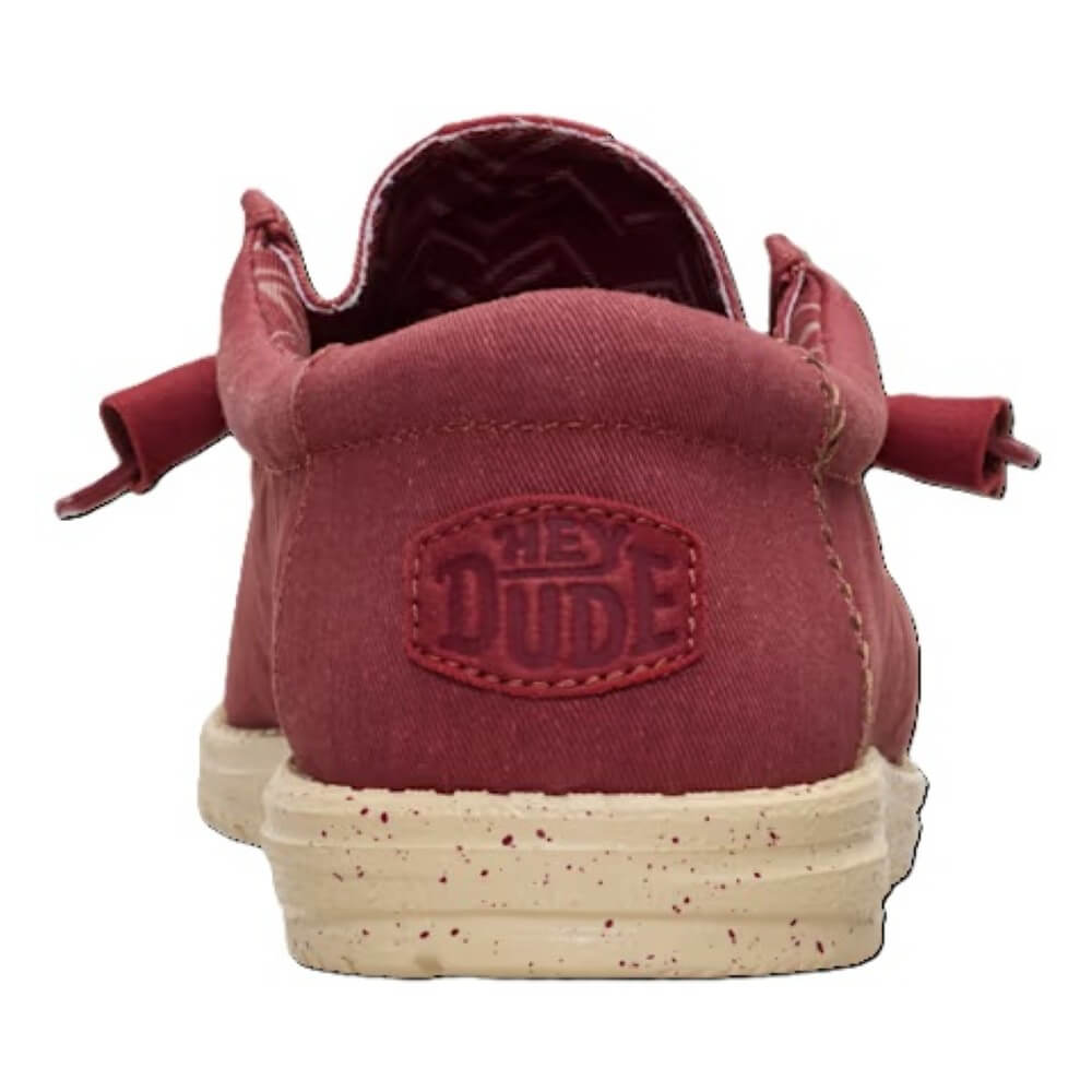 Heydude Wally Stretch Canvas Burnt Red / Boulder Tan