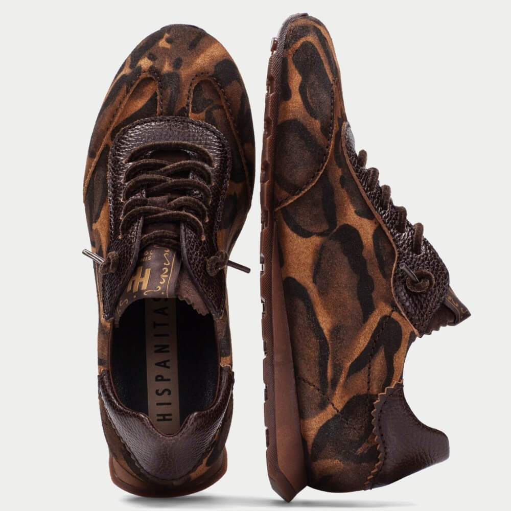 Hispaitas Zinnia HI265187 Giraffe Print Trainers