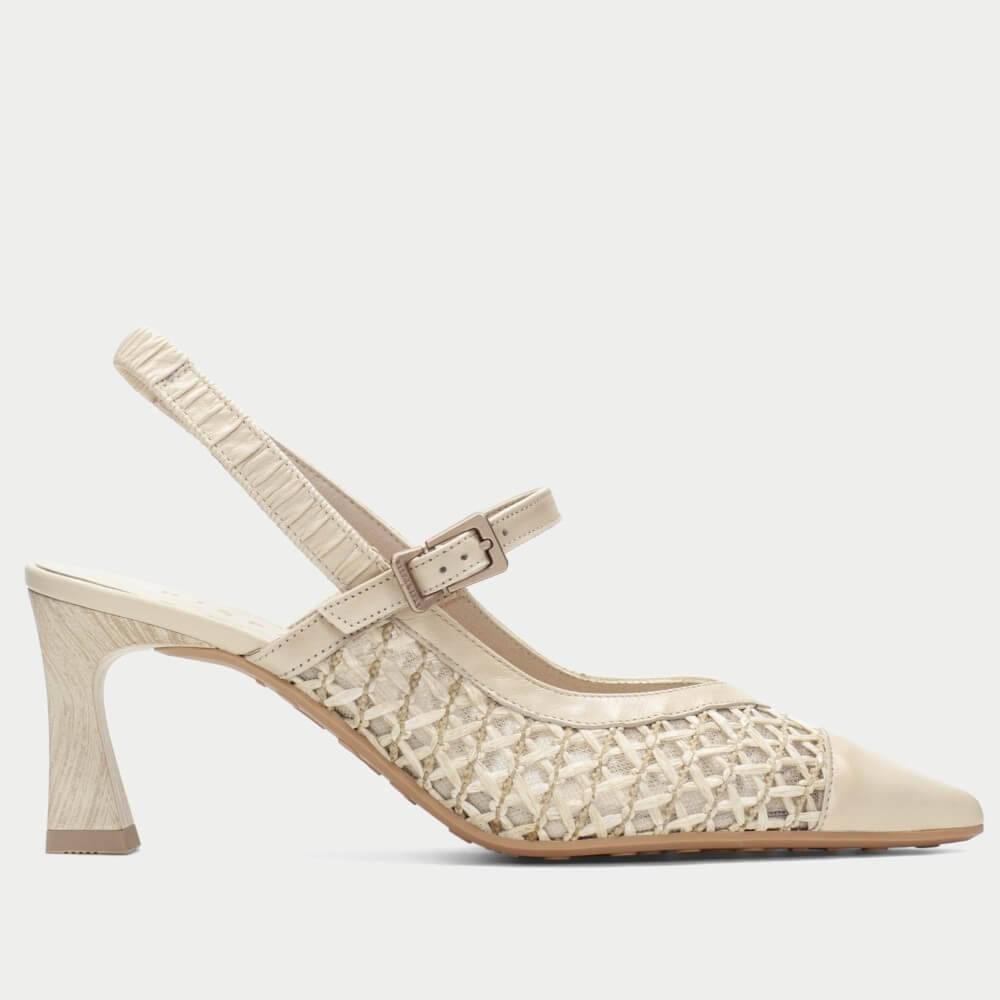 Hispanitas Giorgia RHV264671 Slingback Butter Leather and Raffia