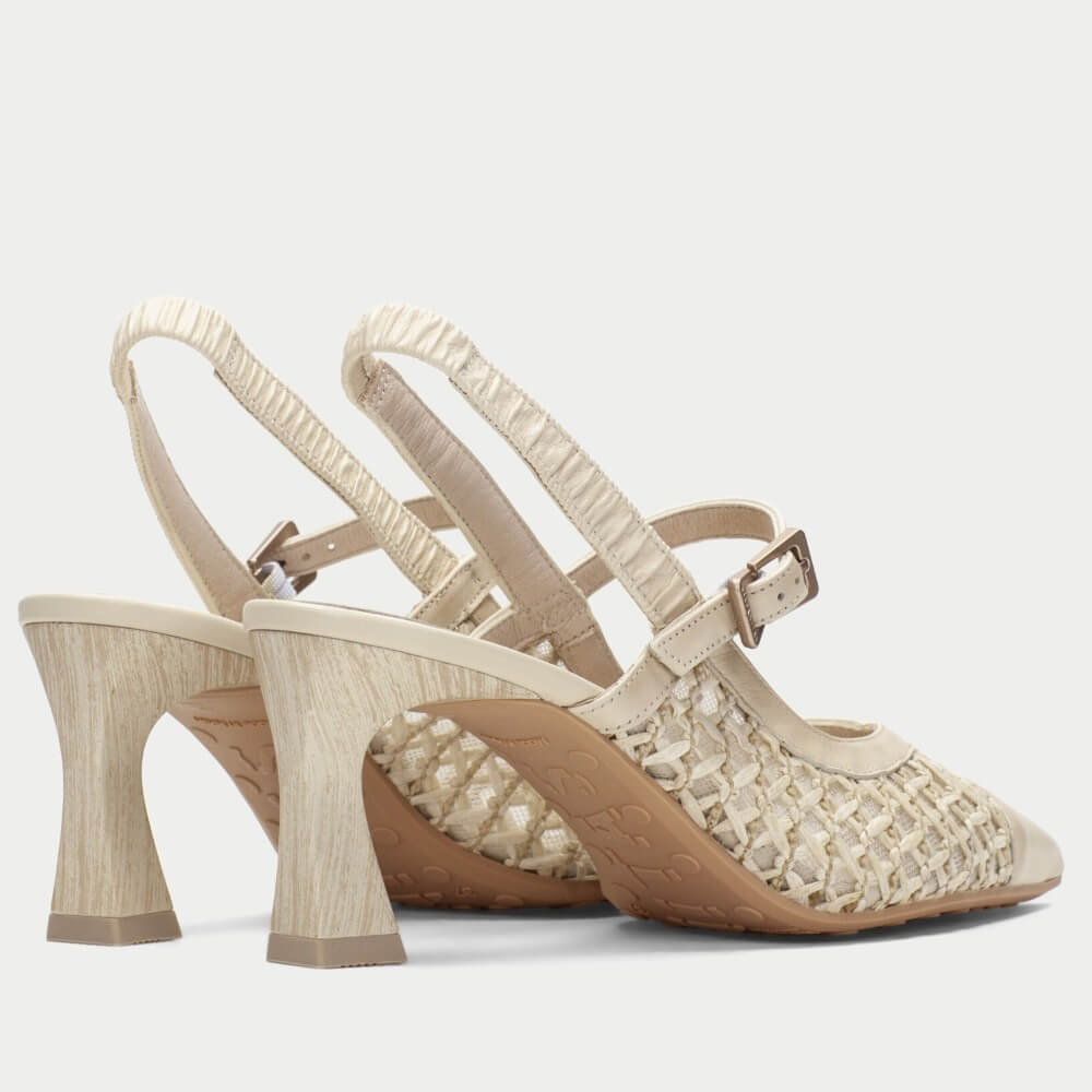 Hispanitas Giorgia RHV264671 Slingback Butter Leather and Raffia