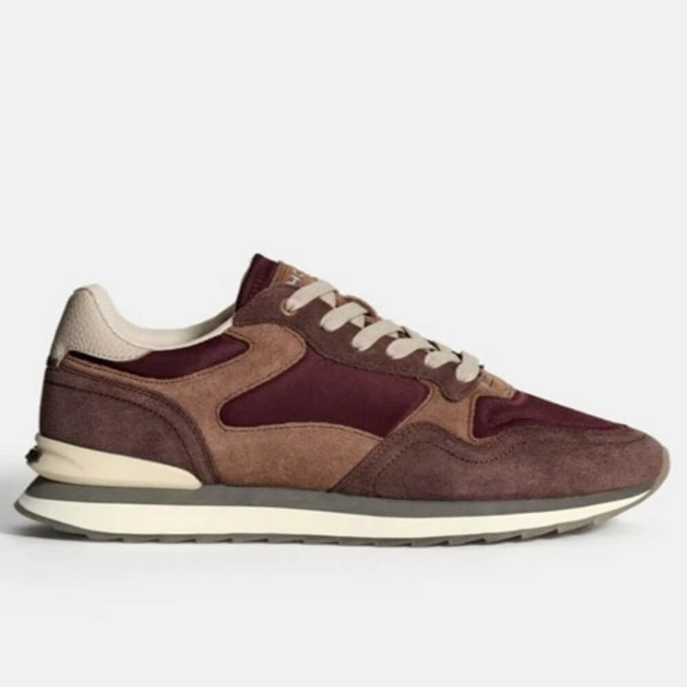 Hoff City Boston Gents Retro Sneakers Wine
