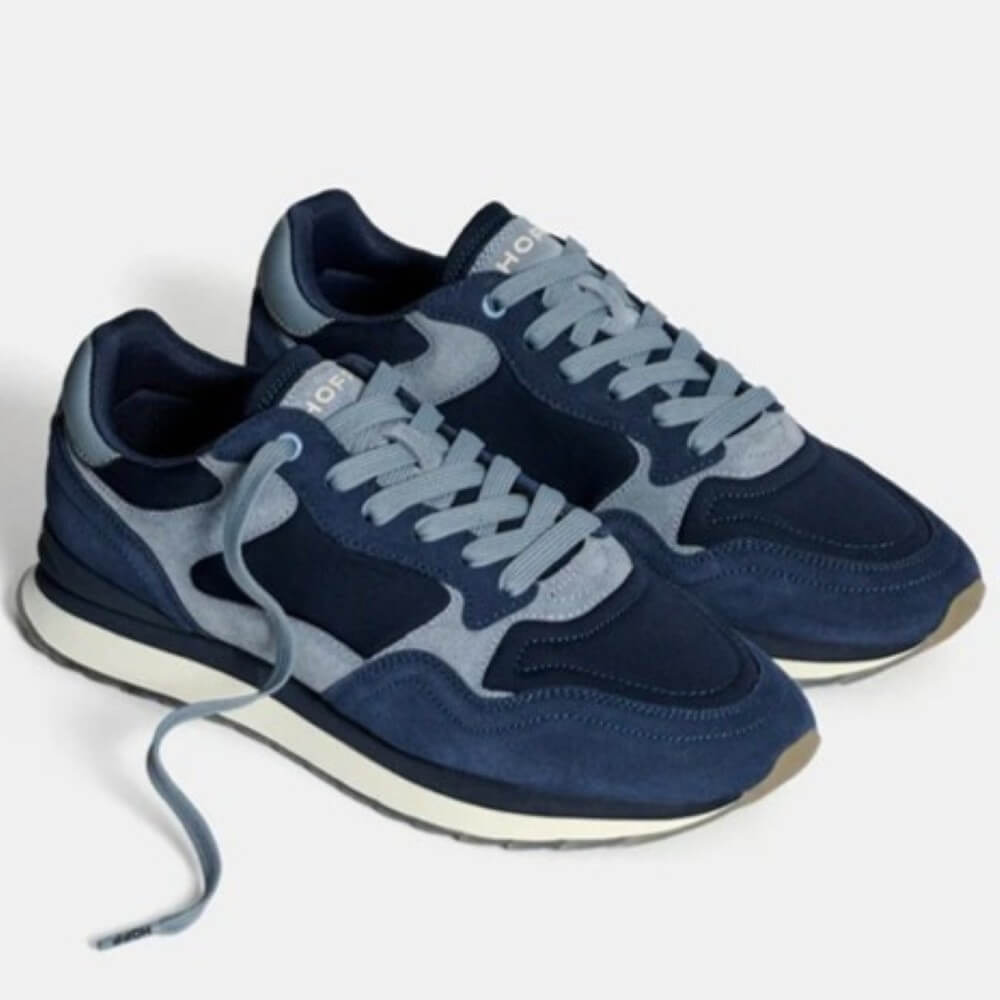 Navy and gray sneaker on a white background Hoff City Stuttgart Gents Sneakers Navy