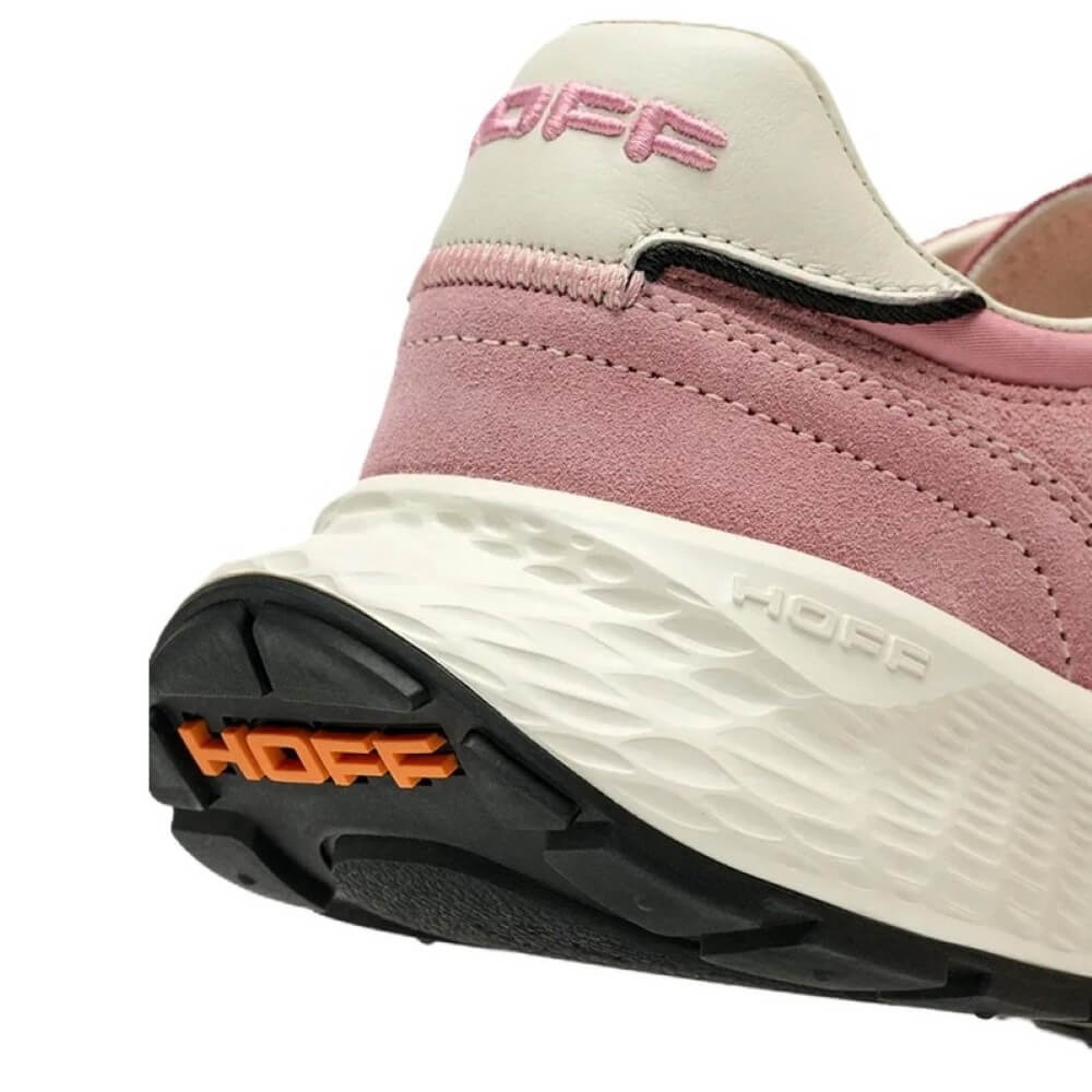 Pink Hoff sneaker with a white sole on a white background