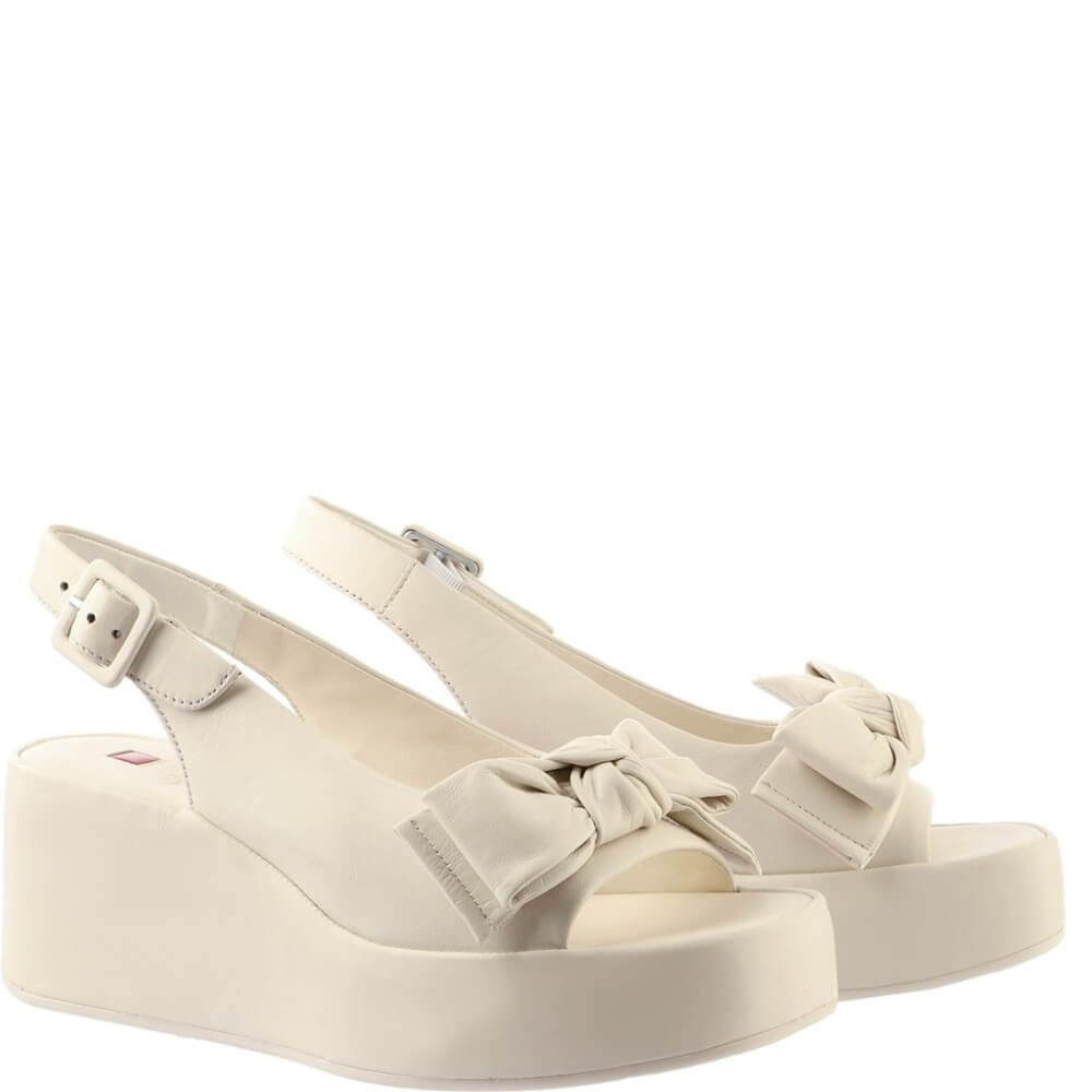 Hogl Platform Sandal Lucia 10 2520-CREAM