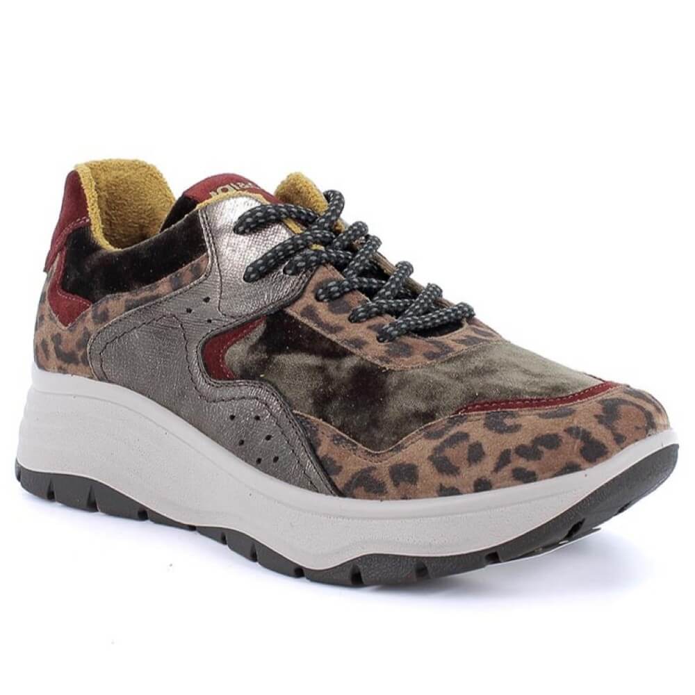 IGI & CO Wedge Trainer Leopard Multi-coloured