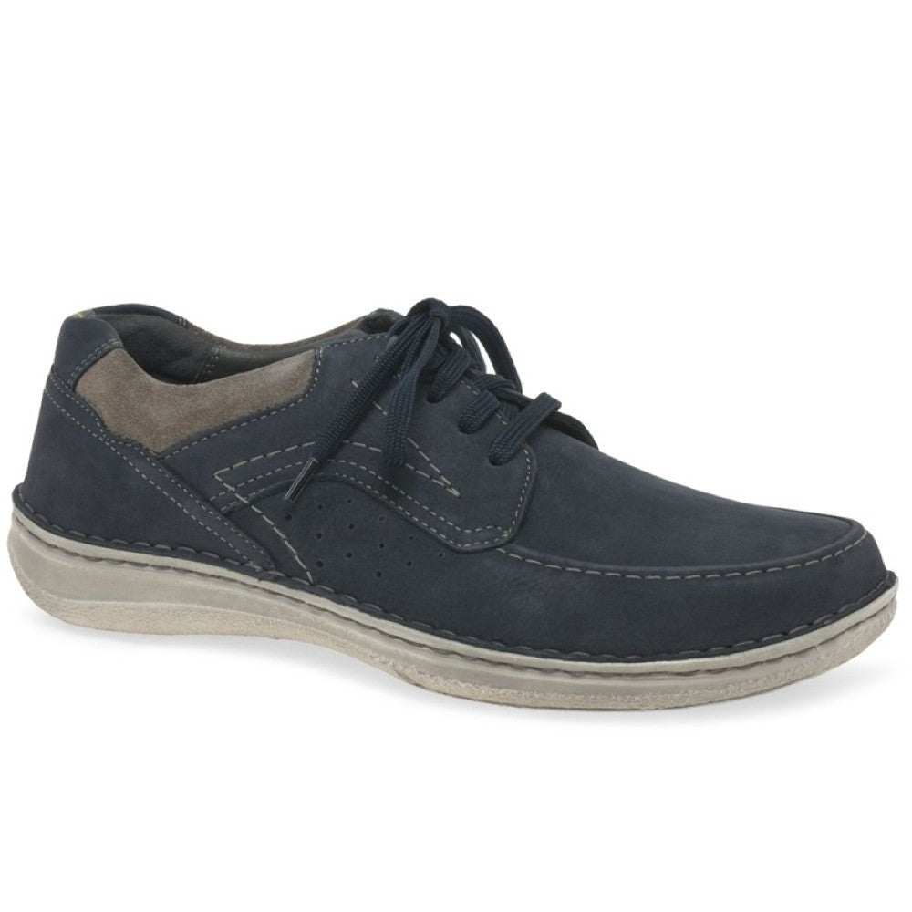 Josef Seibel Navy blue casual shoe on a white background