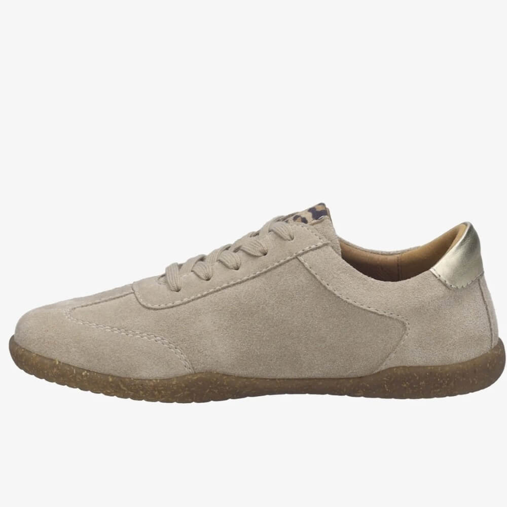 Josef Seibel CASSANDRA 11 Barefoot Sneakers Beige Leopard Suede
