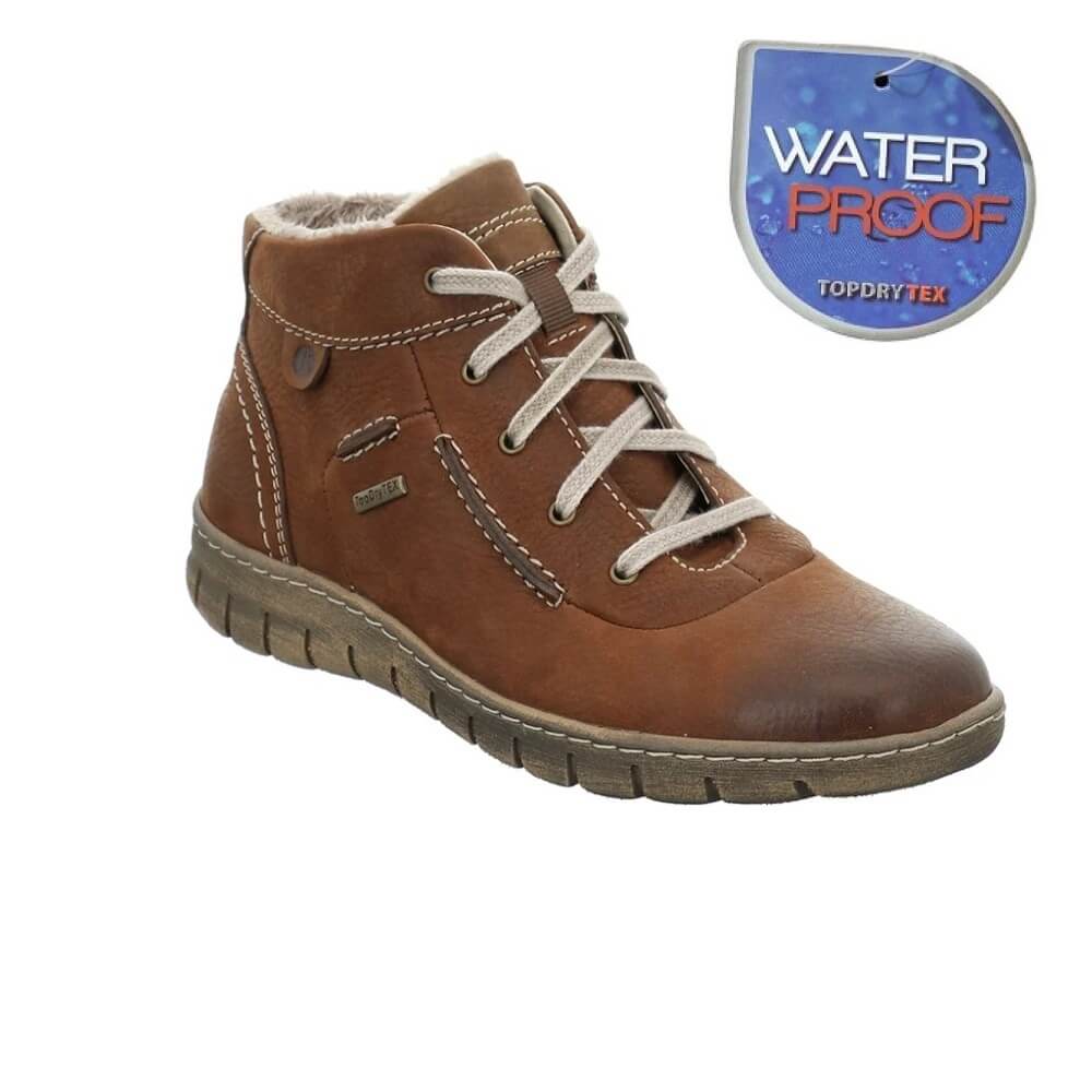 Josef Seibel Steffi 53 Waterproof Ankle Cognac